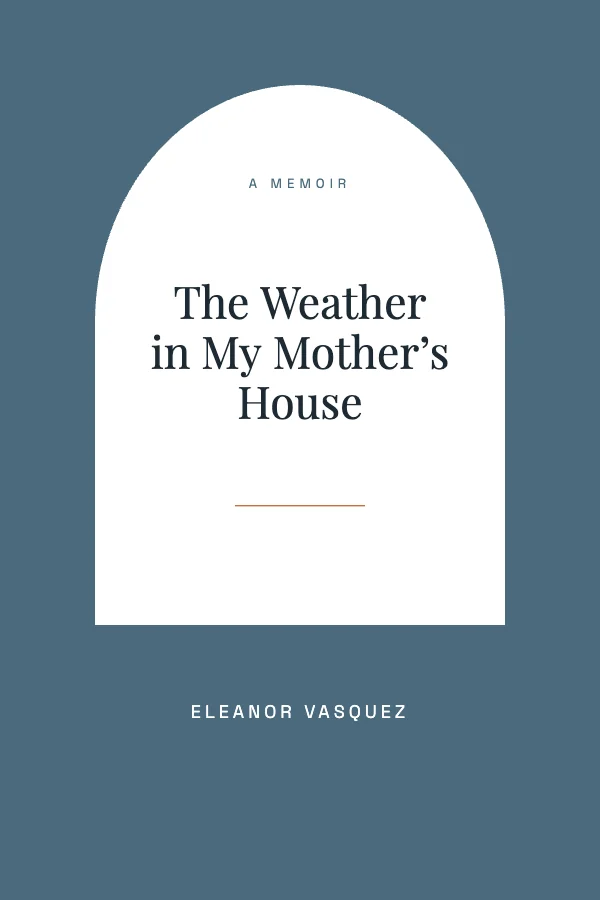 Slate and Cream Memoir 6 × 9 Book Cover