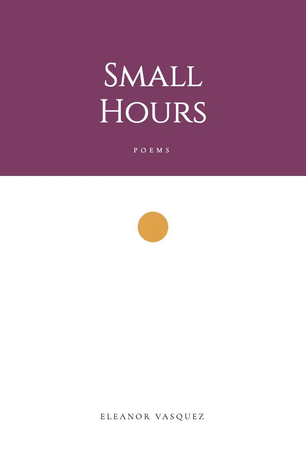 Plum and Amber Poetry 6 × 9 Book Cover