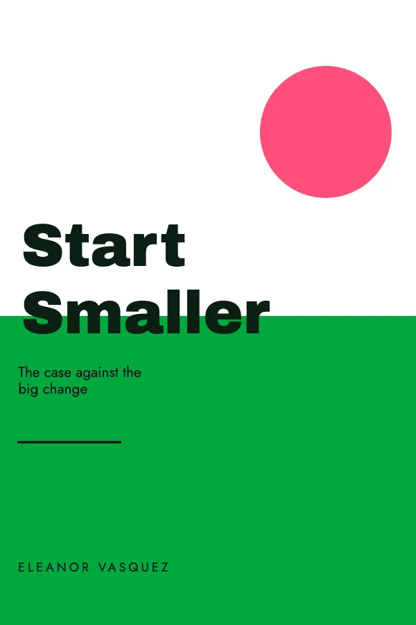 Green and Pink Self Help 6 × 9 Book Cover