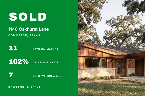 Green and Pink 6 × 4 Real Estate Just Sold Postcard