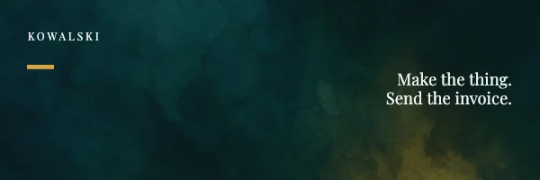 Teal and Gold Minimal 1500×500 X Header Banner