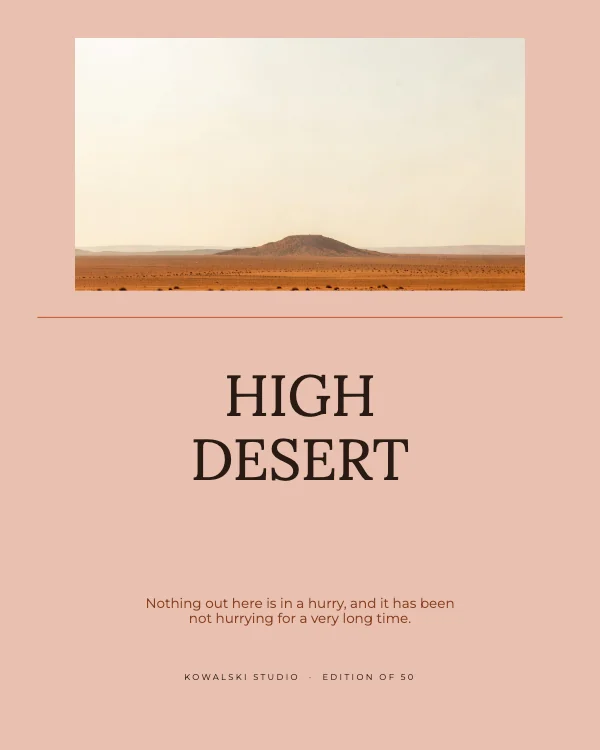 Clay and Bone Warm 16×20 Desert Wall Print